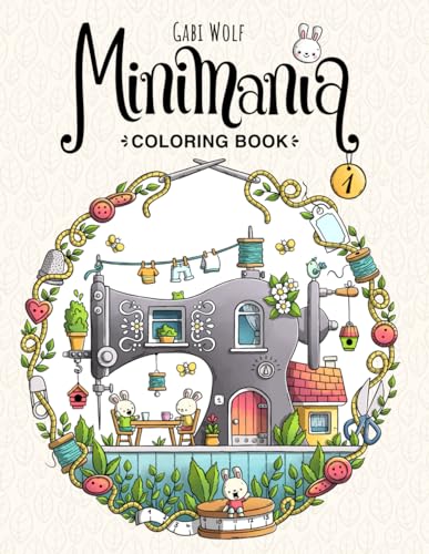 Minimania Volume 1 - Coloring Book with little cute Wonder Worlds