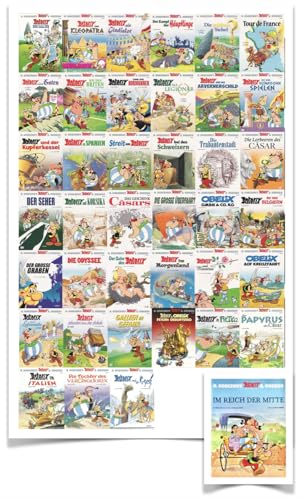 Asterix Sammlung - Asterix Band 1-39 + Sonderband: Asterix Im Reich Der Mitte