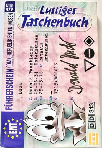 Lustiges Taschenbuch 479 Führerschein Comic-Republik Entenhausen Donald Duck LTB 479