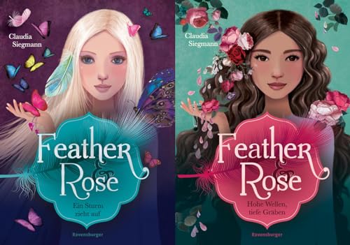 Feather and Rose Band 1+2 plus 1 exklusives Postkartenset