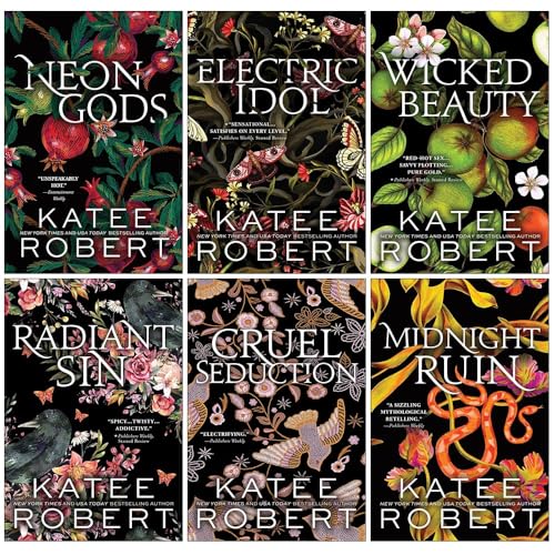 Dark Olympus Series 6 Books Set - Neon Gods, Electric Idol, Wicked Beauty, Radiant Sin, Cruel Seduction, Midnight Ruin