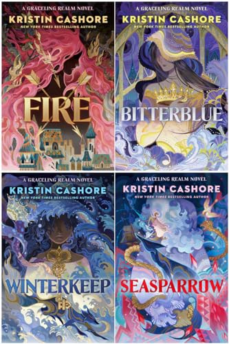Graceling Realm Series 4 Books Set - Fire, Bitterblue, Winterkeep, Seasparrow