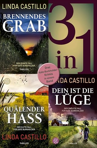 Brennendes Grab / Quälender Hass / Dein ist die Lüge - Drei Kate-Burkholder-Krimis in einem Band: Kate Burkholder ermittelt bei den Amischen