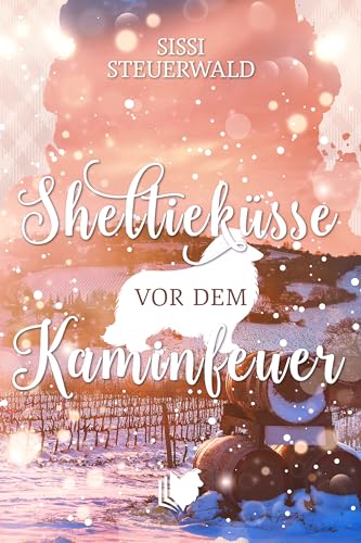 Sheltieküsse vor dem Kaminfeuer