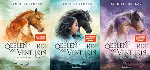 Die Seelenpferde von Ventusia Band 1-3 plus 1 exklusives Postkartenset