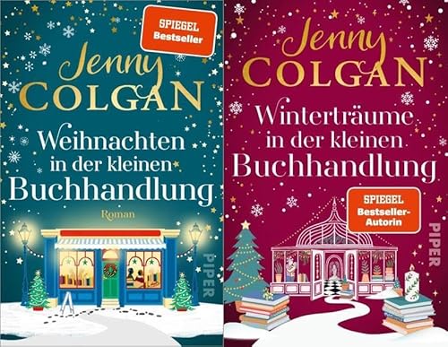 Weihnachten + Winterträume in der kleinen Buchhandlung im Set + 1 exklusives Postkartenset