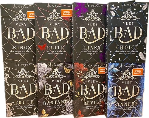 VERY BAD KINGS Reihe - Kingston University, Band 1-8 (Dark Romance)