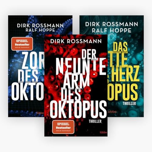 Die Oktopus-Reihe Band 1-3 plus 1 exklusives Postkartenset