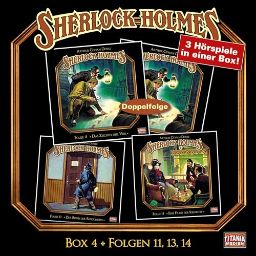 Sherlock Holmes - Die geheimen Fälle des Meisterdetektivs Folgen 11, 13, 14: Sherlock Holmes - Die geheimen Fälle des Meisterdetektivs Box 4