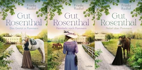 Die Gut Rosenthal-Saga Band 1-3 plus 1 exklusives Postkartenset