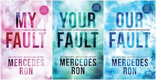 Culpable Series 3 Books Set by Mercedes Ron - My Fault, Your Fault, Our Fault