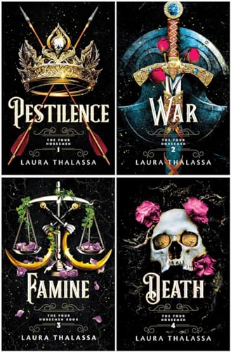 The Four Horsemen Series 4 Books Set by Laura Thalassa - Pestilence, War, Famine, Death