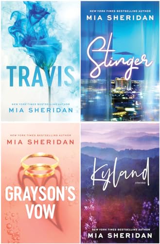 Mia Sheridan Bestselling 4 Books Collection - Travis, Stinger, Grayson's Vow, Kyland