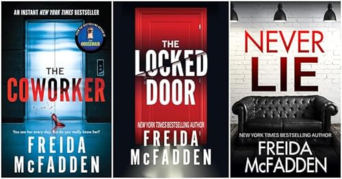 Freida McFadden Bestselling 3 Books Collection - The Coworker, The Locked Door, Never Lie