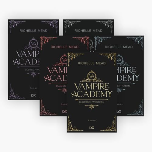 Die Vampire-Academy-Reihe Band 1-6 plus 1 exklusives Postkartenset