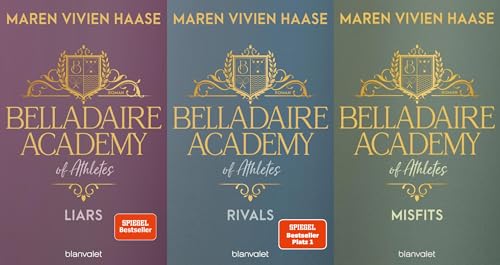 Belladaire Academy of Athletes Band 1-3 plus 1 exklusives Postkartenset