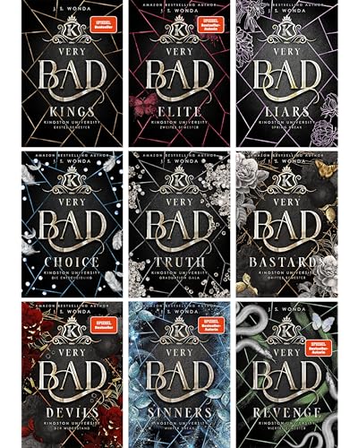 Very Bad Kings Bundle (Kingston University), Buchreihe 1-9 inkl. "Very Bad Revenge"