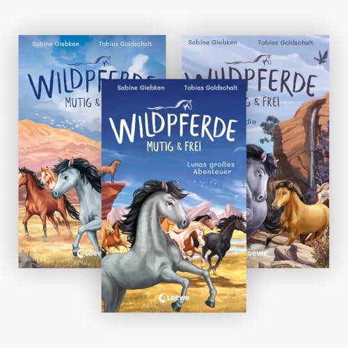 Die Wildpferde-Reihe Band 1-3 plus 1 exklusives Postkartenset