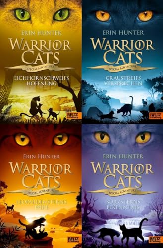 Warrior Cats - Special Adventure: 4 Bände im Set + 1 exklusives Postkartenset