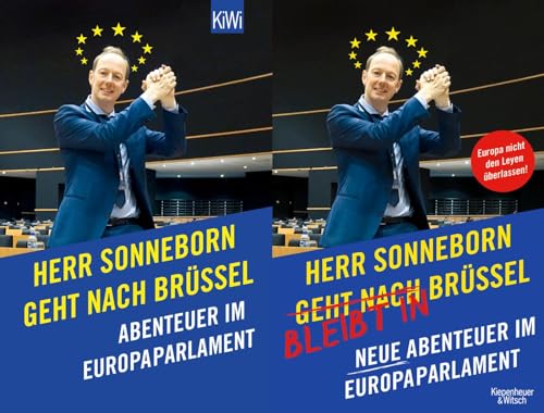 Herr Sonneborn geht nach Brüssel + Herr Sonneborn bleibt in Brüssel + 1 exklusives Postkartenset