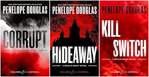 Devil's Night Series 3 Books Set By Penelope Douglas - Corrupt, Hideaway, Kill Switch
