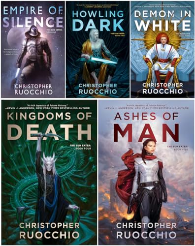 Sun Eater Series 5 Books Set - Empire of Silence, Howling Dark, Demon in White, Kingdoms of Death, Ashes of Man