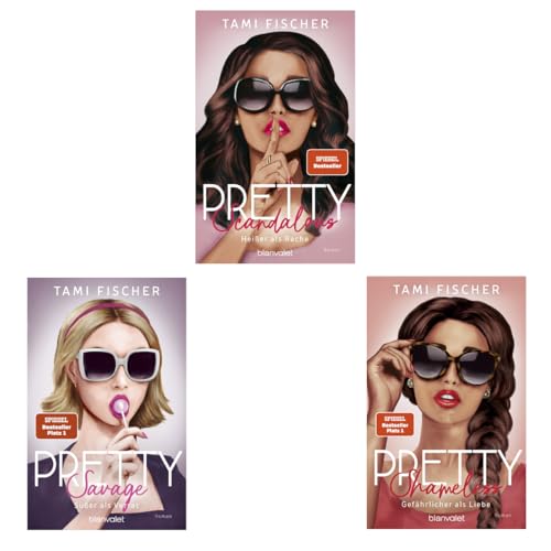 Tami Fischer-Set: "Pretty Scandalous - Heißer als Rache" + "Pretty Savage - Süßer als Verrat" + "Pretty Shameless - Gefährlicher als Liebe" (Manhattan Elite, Band 1-3)