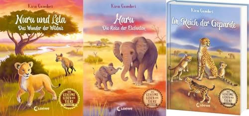 Das geheime Leben der Tiere in der Savanne Band 1-3 plus 1 exklusives Postkartenset