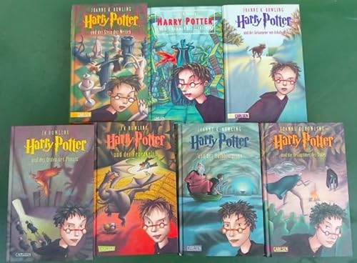 Harry Potter Band 1 - 7: Harry Potter und der Stein der Weisen, .....die Kammer des Sxchreckens, .....der Gefangene von Askaban, ..... der Orden des Phönix, .....der Feuerkelch, u.a.