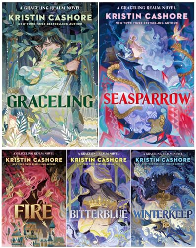 Graceling Realm Series 5 Books Collection - Graceling, Fire, Bitterblue, Winterkeep, Seasparrow