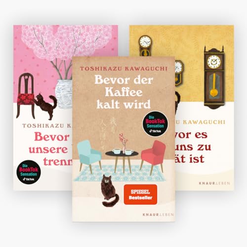 Bevor der Kaffee kalt wird / Bevor sich unsere Wege trennen / Bevor es für uns zu spät ist + 1 exklusives Postkartenset