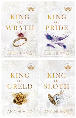 Kings of Sin Series 4 Books Collection By Ana Huang - King of Wrath, King of Pride, King of Greed, King of Sloth