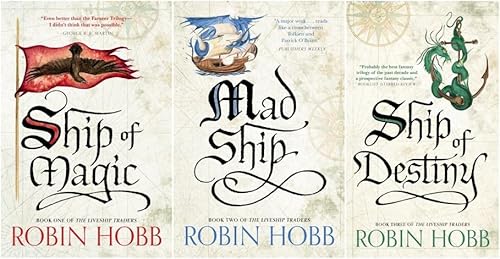 Robin Hobb Liveship Traders Trilogy Series 3 Books Set - Ship of Magic, Mad Ship, Ship of Destiny