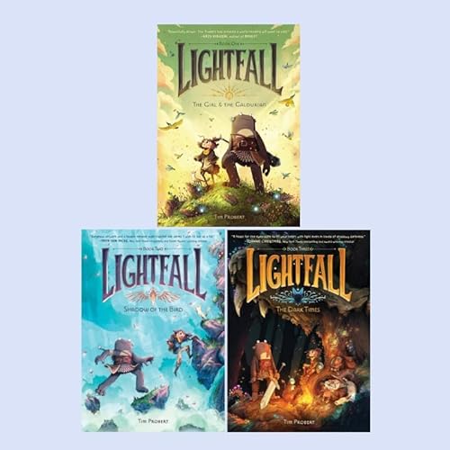 Lightfall Series 3 Books Set - The Girl & the Galdurian; Shadow of the Bird; The Dark Times