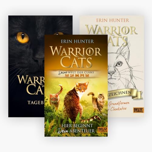 Warrior Cats: 3 Kreativ-Bücher im Set + 1 exklusives Postkartenset