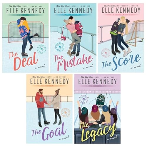 Elle Kennedy Off-Campus Series 5 Books Set - The Deal, The Mistake, The Score, The Goal, The Legacy