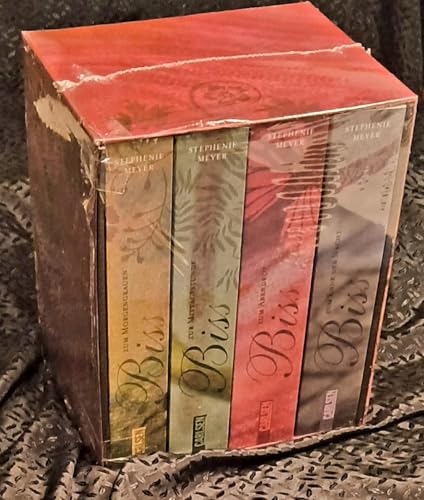 4 x BISS Bücher Biss zur Mittagsstunde, Biss zum Morgenrot, Biss zum Ende der Nacht, Biss zum Morgengrauen