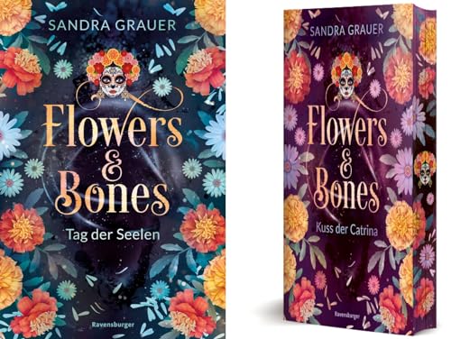Die Flowers & Bones-Reihe Band 1+2 plus 1 exklusives Postkartenset