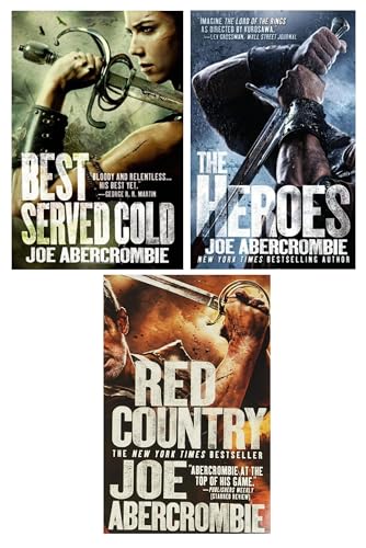 World of the First Law Series 3 Books Set – Best Served Cold, The Heroes, and Red Country
