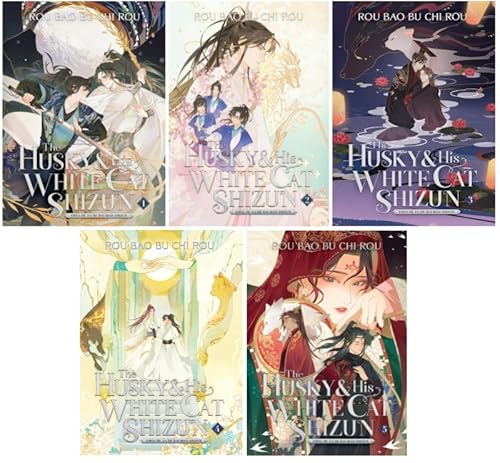 The Husky and His White Cat Shizun: Erha He Ta De Bai Mao Shizun Novel Series 5 Books Set (Vol. 1 - Vol. 5)