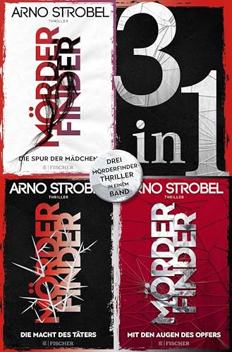 Die Spur der Mädchen / Die Macht des Täters / Mit den Augen des Opfers – Drei »Mörderfinder«-Thriller in einem Band (Max Bischoff 13)