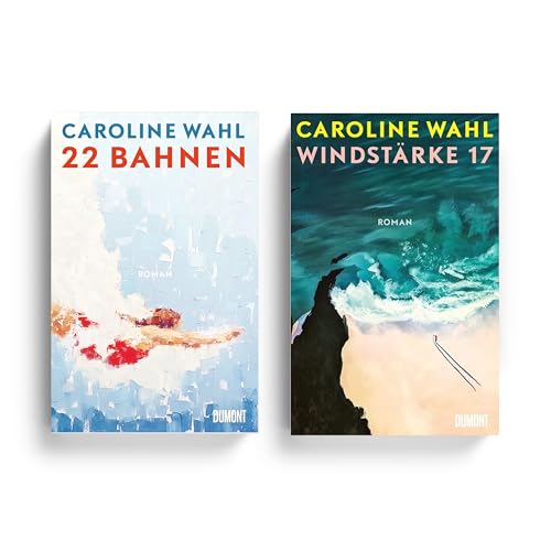 Caroline Wahl Buch-Set: "Windstärke 17" (neuer Roman) und "22 Bahnen" inkl. 2 Gratis-Postkarten – Buchempfehlungen 2024, das perfekte Geschenk für Literaturliebhaber und Leseratten