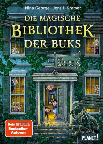 Die magische Bibliothek der Buks 2: Das verfluchte Medaillon: Spannend-skurriles Fantasy-Abenteuer über die Macht der Bücher