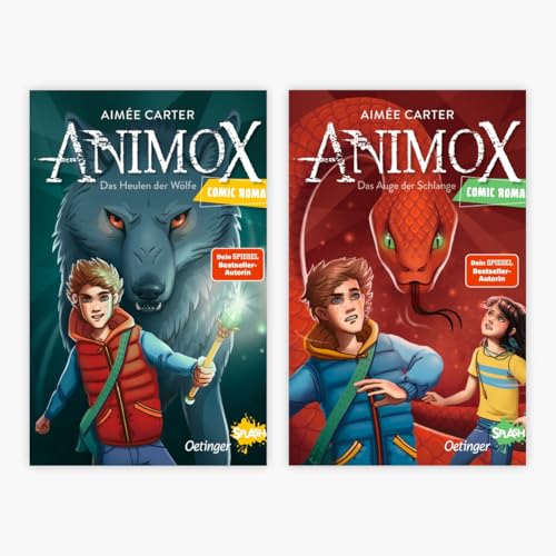 Die Animox-Reihe Band 1+2 im Comic + 1 exklusives Postkartenset