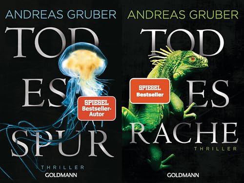 Andreas Gruber im SET - Todesspur Band 8 + Todesrache Band 7 plus 3 extra Lesezeichen
