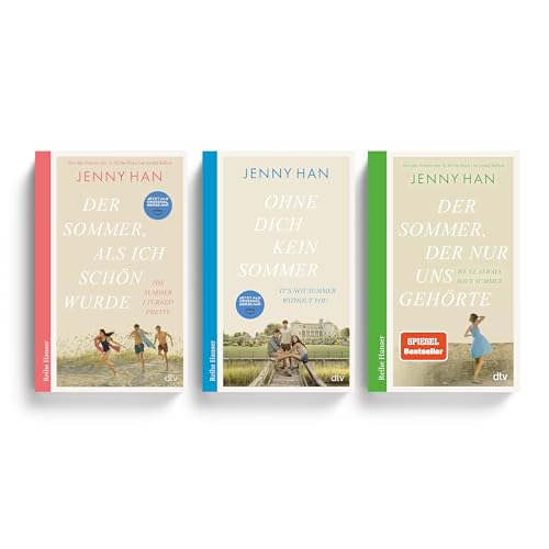 3er Bücher Set: 'Der Sommer, als ich schön wurde' + 'Ohne dich kein Sommer' + 'Der Sommer, der nur uns gehörte' inkl. Lesezeichen – Perfektes Geschenk für Fans Netflix The Summer i turned pretty