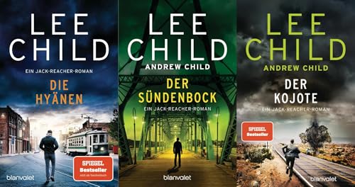 Die Jack Reacher-Reihe Band 24-26 plus 1 exklusives Postkartenset