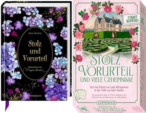 Stolz und Vorurteil Schmuckausgabe + Kartenspiel + 1 exklusives Postkartenset