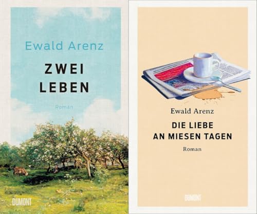 Ewald Arenz im SET - Zwei Leben + Die Liebe an miesen Tagen plus 3 extra Lesezeichen