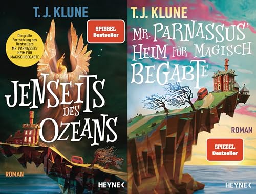 T. J. Klune im 2er Set - Jenseits des Ozeans + Mr. Parnassus' Heim für magisch Begabte plus 3 extra Lesezeichen [Product Bundle] T. J. Klune